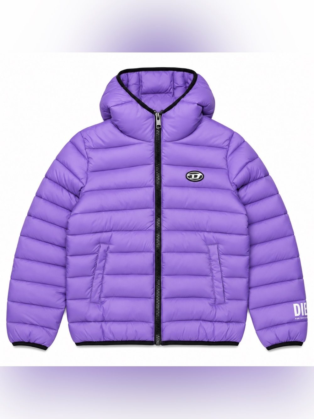 DIESEL Padded jacket with printed logo kids size 14Y (168) NWT